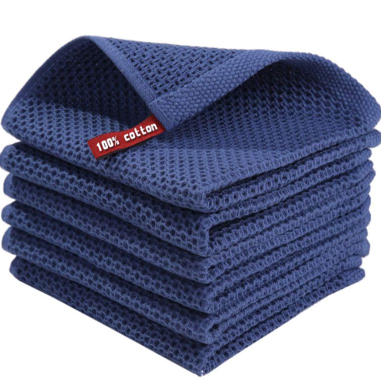 100% cotton waffle kitchen towel