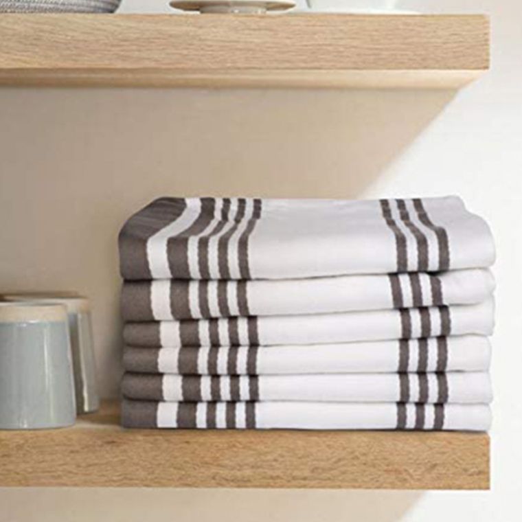 100% cotton stripe kitchen towel