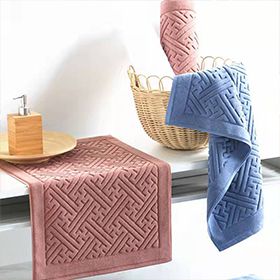 100% cotton amazon hot sale bath mat