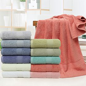 100% cotton 12 colors face bath towel set