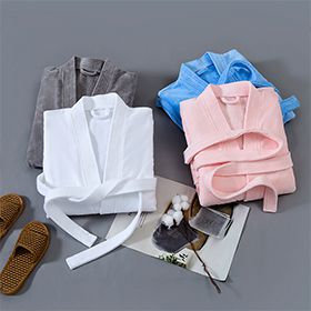 100% cotton bath robe