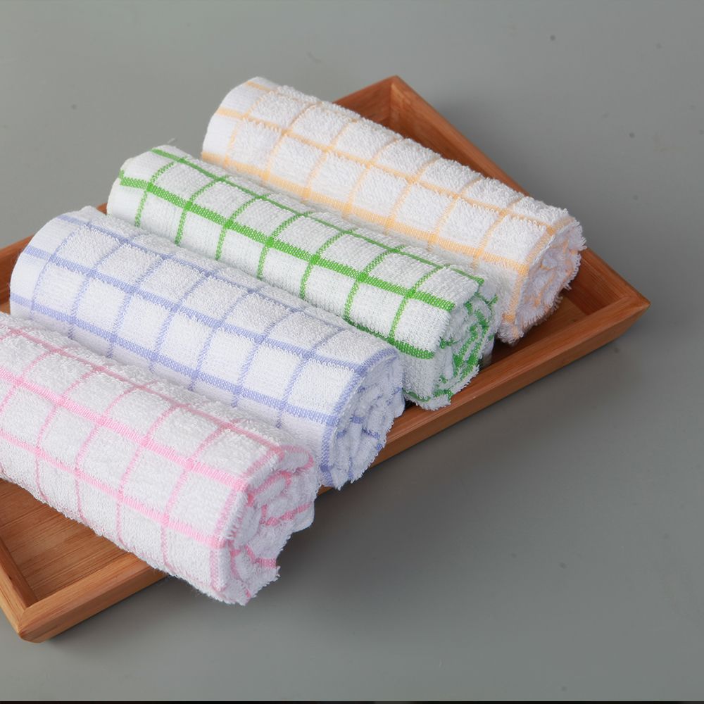 Factory wholesale price 100% cotton custom kitchen terry towel cleaning